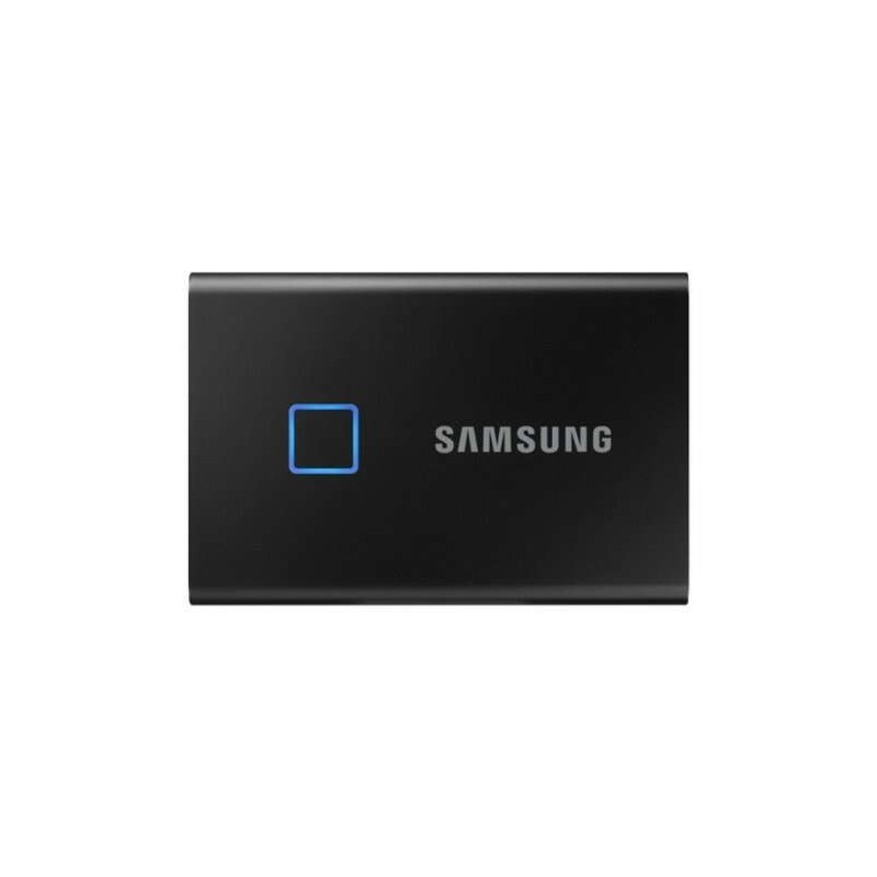 Disco rigido esterno SSD Samsung T7 Touch da 1 TB NVMe USB 3.2 - nero Disco rigido esterno SSD Samsung T7 Touch da 1 TB NVMe USB 3.2 - nero