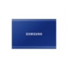Disco rigido esterno SSD Samsung T7 da 500 GB NVMe USB 3.2 - blu