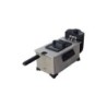 Friggitrice Muvip 3L 2000W - Acciaio Inossidabile - Antiaderente - Regolazione della Temperatura - Maniglie Cold Touch