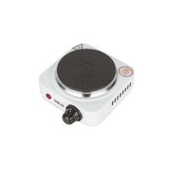 Muvip Cocina Electrica de 1 Placa 500W - 5 Niveles de Potencia - Termostato con Sistema de Seguridad