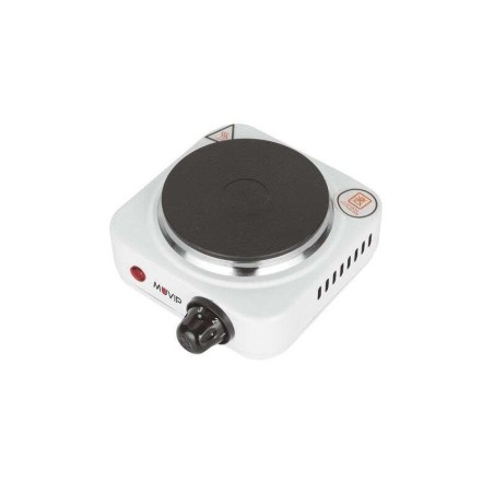 Muvip Cucina Elettrica 1 Piastra 500W - 5 Livelli di Potenza - Termostato con Sistema di Sicurezza