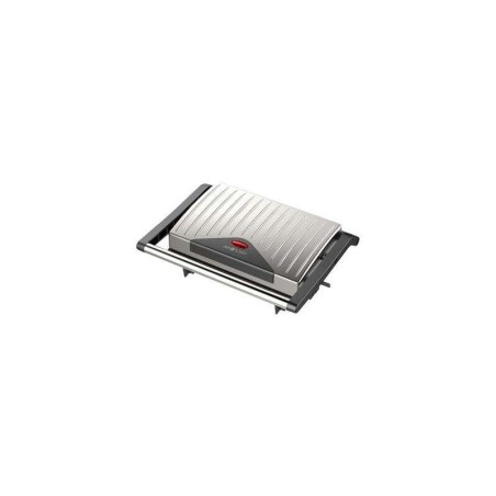 Muvip Sandwich Maker Grill Inox 750W - Piastra Superiore Inclinabile - Pressione Uniforme - Maniglia a Freddo