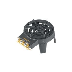 Muvip Fogon de Gas con 3 Distribuidores de Fuego - Llaves de Gas Independientes - 9kw de Potencia - Material: Hierro Fundido