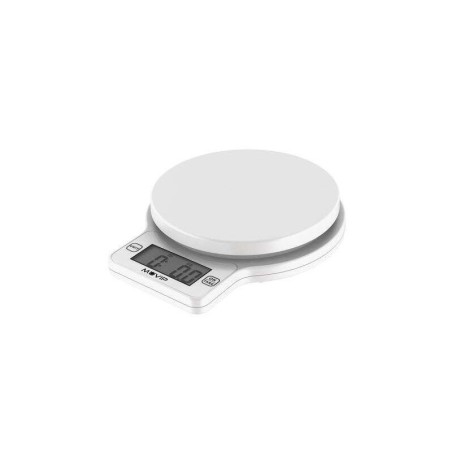 Bilancia da cucina digitale Muvip Round Kitchen - Sensore ad alta precisione - Spegnimento automatico - Peso max. 5 kg