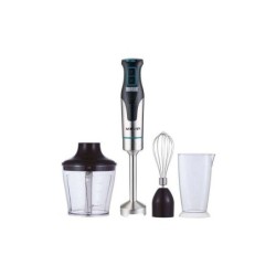 Frullatore ad immersione Muvip in Acciaio Inossidabile 1200W + Accessori - 2 Velocità - Controllo della Velocità - Corpo in Acci