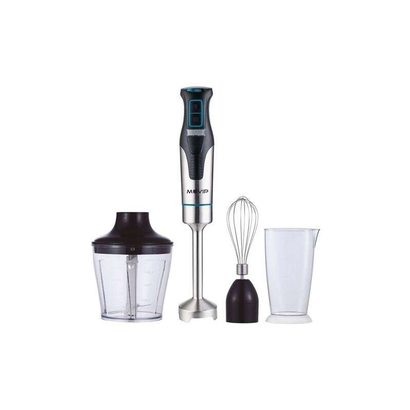 Frullatore ad immersione Muvip in Acciaio Inossidabile 1200W + Accessori - 2 Velocità - Controllo della Velocità - Corpo in Acci Frullatore ad immersione Muvip in Acciaio Inossidabile 1200W + Accessori - 2 Velocità - Controllo della Velocità - Corpo in Acci