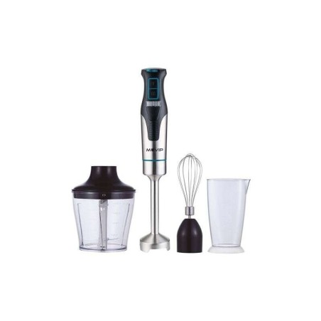 Frullatore ad immersione Muvip in Acciaio Inossidabile 1200W + Accessori - 2 Velocità - Controllo della Velocità - Corpo in Acci