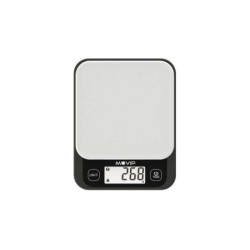 Muvip Bascula de Cocina Digital Super Slim - Sensor de Calibracion Alta Precision - Funcion TARA