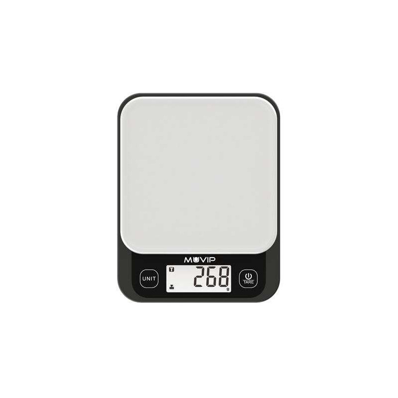 Bilancia da cucina digitale Muvip Super Slim - Sensore di calibrazione ad alta precisione - Funzione TARA Bilancia da cucina digitale Muvip Super Slim - Sensore di calibrazione ad alta precisione - Funzione TARA