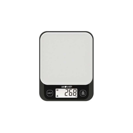 Muvip Bascula de Cocina Digital Super Slim - Sensor de Calibracion Alta Precision - Funcion TARA