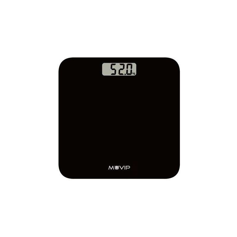 Muvip Bascula Digital de Baño - Capacidad 180Kg - Sensores Alta Precision - Color Negro Muvip Bascula Digital de Baño - Capacidad 180Kg - Sensores Alta Precision - Color Negro