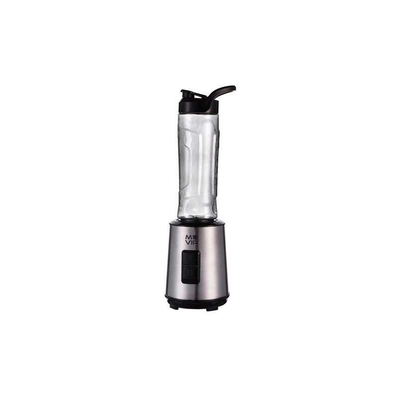 Frullatore Muvip 300W 600ml - 2 Velocità - Corpo e Lame in Acciaio Inox - Blocco di Sicurezza - Luce LED Frullatore Muvip 300W 600ml - 2 Velocità - Corpo e Lame in Acciaio Inox - Blocco di Sicurezza - Luce LED