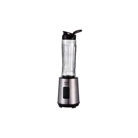 Muvip Batidora de Vaso 300W 600ml - 2 Velocidades - Cuerpo y Chuchillas de Acero Inoxidable - Bloqueo de Seguridad - Luz LED