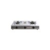 Fornello a Gas Muvip Serie Strong in Acciaio Inox 3 Fuochi - Accensione Piezoelettrica - Bruciatore in Ghisa Estraibile