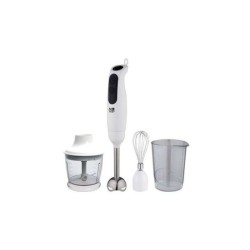 Frullatore ad immersione Muvip 500W + Accessori - 2 Velocità - Lama in Acciaio Inox - Termostato di Sicurezza