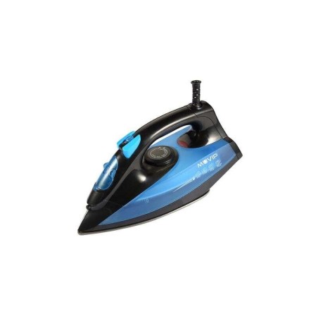 Muvip Ferro da Stiro a Vapore 1600W - Suola in Ceramica - Serbatoio 140ml - Controllo Temperatura - Cavo 1,8m