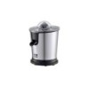 Muvip Exprimidor Electrico Inox 300W - Cuerpo y Filtro de Acero Inoxidable - Sistema Antigoteo - 2 Tamaños de Conos