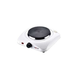 Muvip Fornello Elettrico 1 Fuoco 1000W - 5 Livelli di Potenza - Colore Bianco