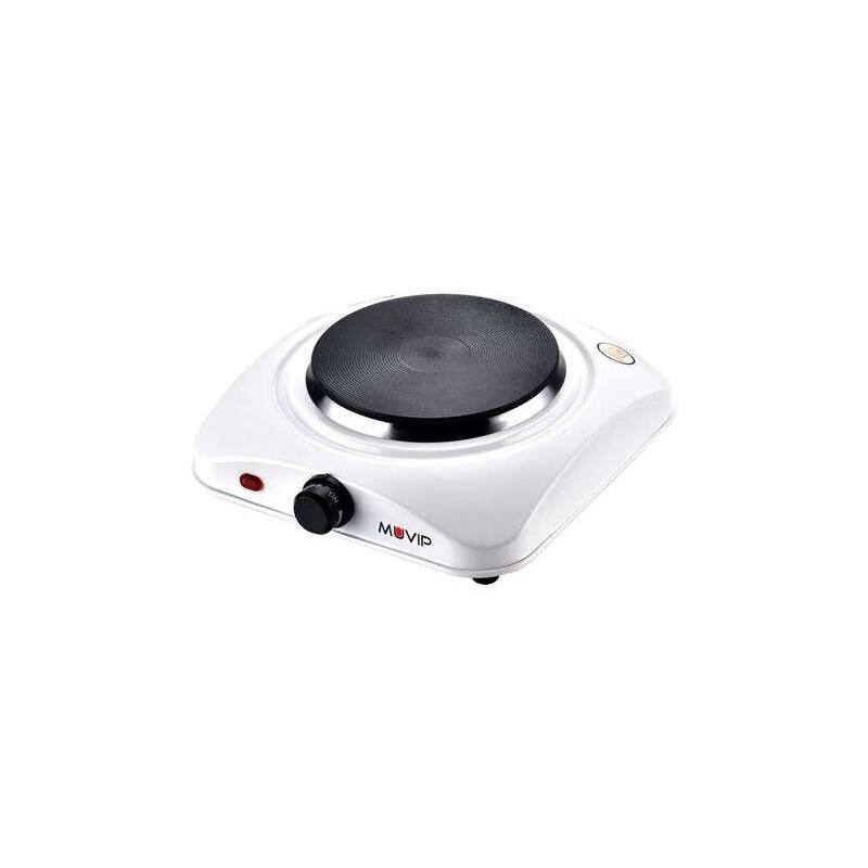 Muvip Fornello Elettrico 1 Fuoco 1000W - 5 Livelli di Potenza - Colore Bianco Muvip Fornello Elettrico 1 Fuoco 1000W - 5 Livelli di Potenza - Colore Bianco