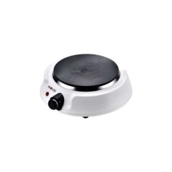 Muvip Fornello Elettrico 1 Fuoco 1500W Diametro 1,5cm - 5 Livelli di Potenza - Colore Bianco