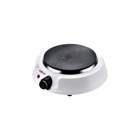 Muvip Cocina Electrica 1 Fuego 1500W 1.5cm de Diametro - 5 Niveles de Potencia - Color Blanco
