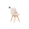 Muvip Pack 2 Sedie Design D400 - Tessuto Beige