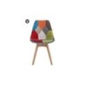 Muvip Pack 2 Sedie Design D400 - Tessuto Patchwork