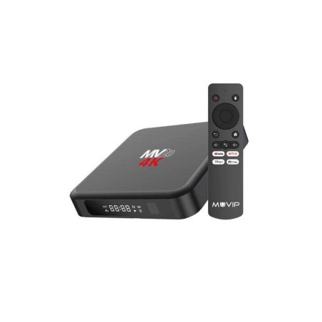 Muvip Mini PC Smart TV MV20 4K 5G - Android 12 - Quad Core - 4GB RAM - 32GB - Colore Nero