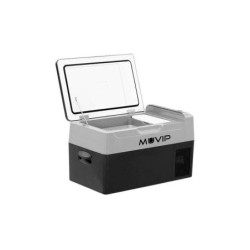 Frigo Muvip Portatile a Compressore 20 Litri 50W - Maniglie per il Trasporto - Compressore Silenzioso - Colore Nero