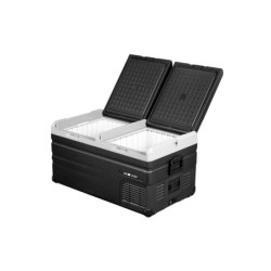 Frigorifero Portatile con Compressore Muvip LG 90 Litri Doppia Zona - Doppia Porta - Compressore Silenzioso - Colore Nero