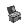 Muvip Nevera de Compresor Portatil con Ruedas 58 Litros 60W Doble Zona - Compresor Silencioso - Color Negro
