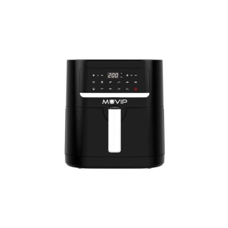 Muvip Friggitrice ad Aria Calda 7 Litri 1800W Touch Screen - 10 Programmi di Cottura - Colore Nero