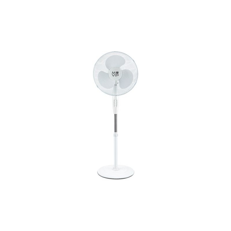 Ventilatore da Terra Muvip - 40cm - 45w - Base Rinforzata - 3 Velocità - Colore Bianco Ventilatore da Terra Muvip - 40cm - 45w - Base Rinforzata - 3 Velocità - Colore Bianco