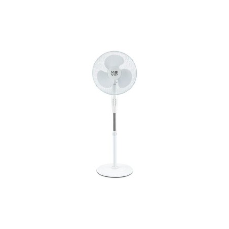 Muvip Ventilador de Pie - 40cm - 45w - Base Reforzada - 3 Velocidad - Color Blanco