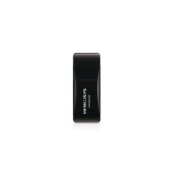 Adattatore USB 2.0 wireless Mini Mercusys N300 - Fino a 300 Mbps - Nero