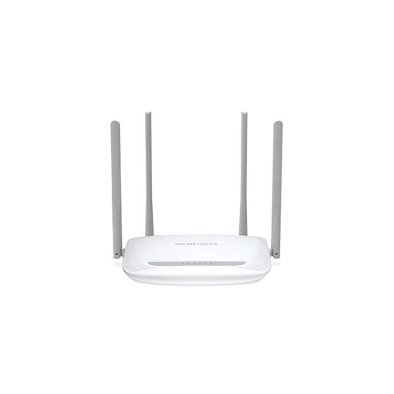 Mercusys Wireless N Router 300Mbps - 4 Porte 10/100Mbps - 4 Antenne 5dBi - Tecnologia 2x2 MIMO - Copertura WiFi fino a 500m2