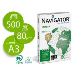 Carta Navigator A3 80gr 297x420mm (500 Fogli) Bianca 5pz 5pz