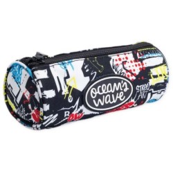 Oceans Wave Street Art Estuche Redondo - Gran Amplitud