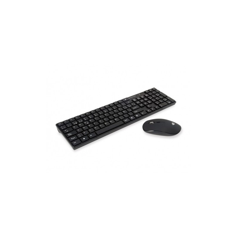 Conceptronic Orazio Pack Tastiera + Mouse USB Wireless 1600 dpi - 3 Pulsanti - Uso Ambidestro - Colore Nero Conceptronic Orazio Pack Tastiera + Mouse USB Wireless 1600 dpi - 3 Pulsanti - Uso Ambidestro - Colore Nero