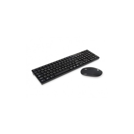 Conceptronic Orazio Pack Tastiera + Mouse USB Wireless 1600 dpi - 3 Pulsanti - Uso Ambidestro - Colore Nero