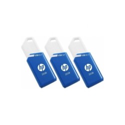 Confezione da 3 unità flash USB 3.1 HP x755w da 32 GB - Blu (Pendrive)