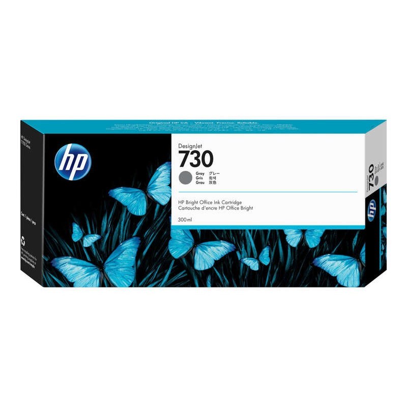 Cartuccia d'inchiostro originale grigia HP 730 - P2V72A Cartuccia d'inchiostro originale grigia HP 730 - P2V72A