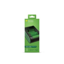 Caricabatterie USB universale GP ReCyko - Ricarica batterie: AA, AAA, C, D e 9 V