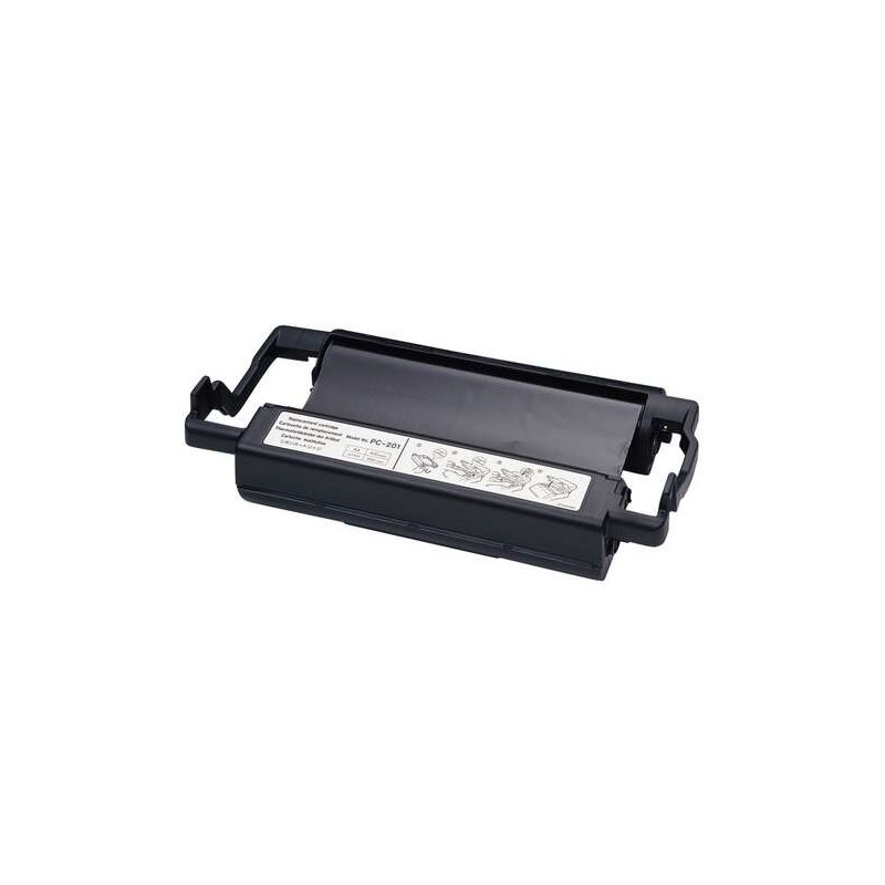 Brother PC201 Cartucho y Rollo de Transferencia Termica Original - 1 Rollo