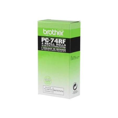 Brother PC74RF Confezione da 4 rotoli di trasferimento termico originali