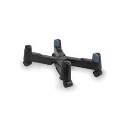 Supporto CPU mobile NGS - Regolabile fino a 25 cm - Fino a 20 kg - Nero