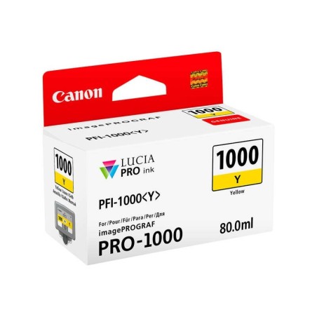 Cartuccia d'inchiostro originale gialla Canon PFI1000 - PFI1000Y/0549C001