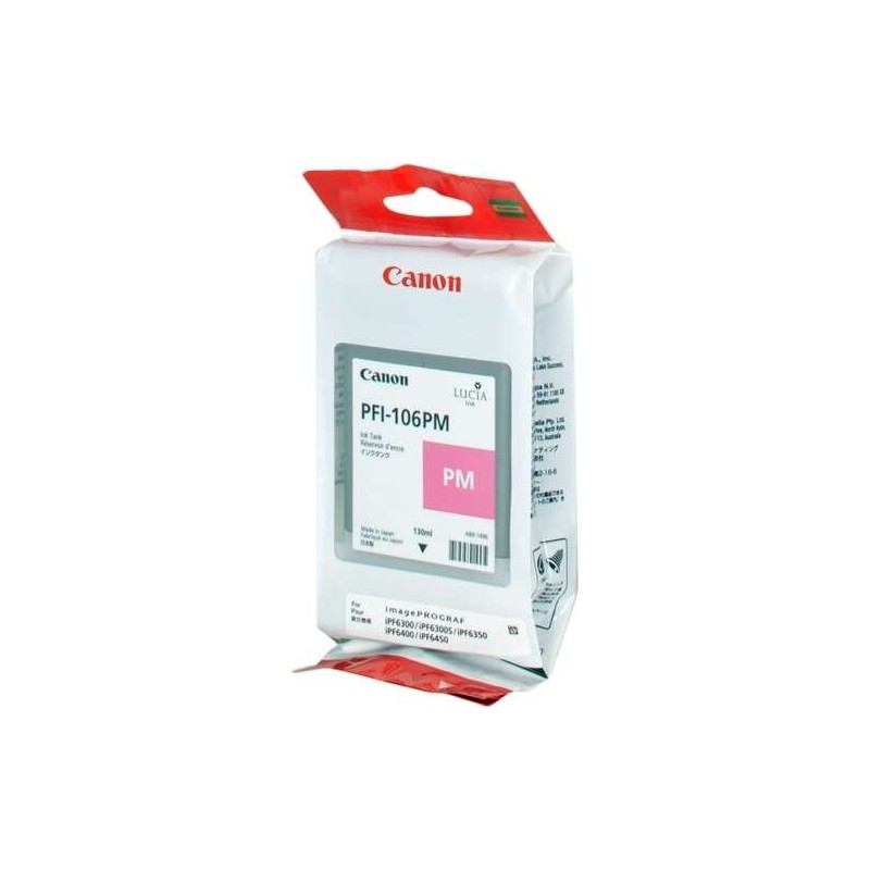 Cartuccia d'inchiostro fotografica originale magenta Canon PFI106 - PFI106MC/6626B001 Cartuccia d'inchiostro fotografica originale magenta Canon PFI106 - PFI106MC/6626B001