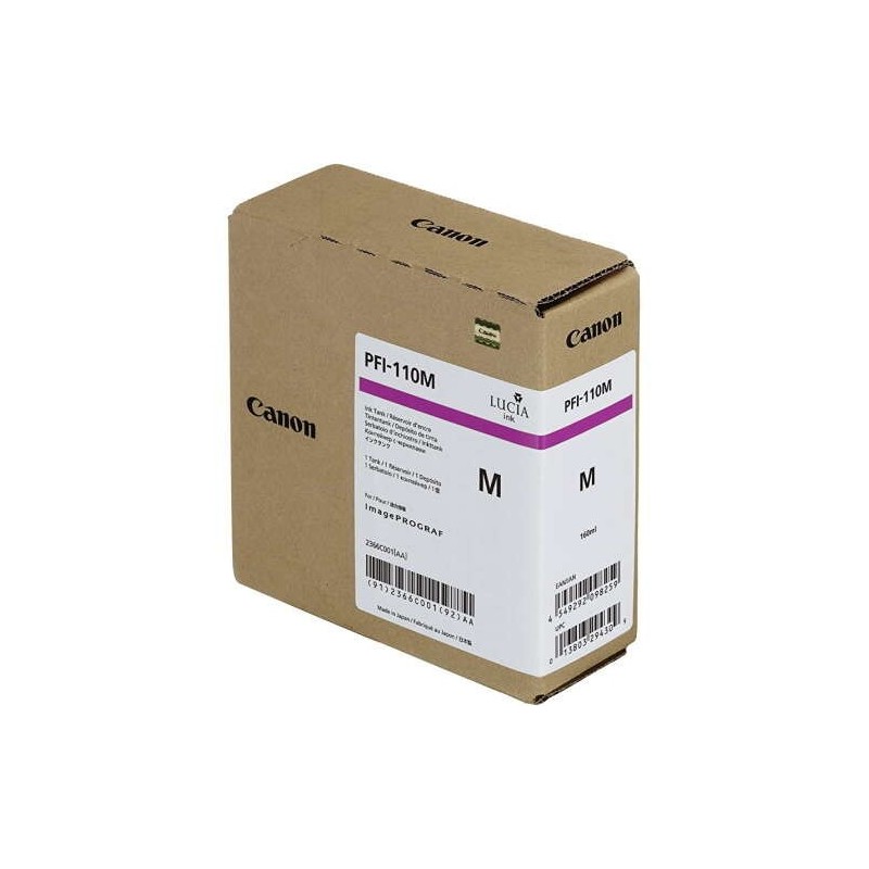 Cartuccia d'inchiostro originale magenta Canon PFI110 - 2366C001 Cartuccia d'inchiostro originale magenta Canon PFI110 - 2366C001
