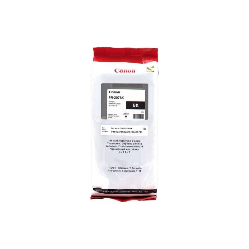 Cartuccia d'inchiostro originale nera Canon PFI207 - PFI207BK/8789B001 Cartuccia d'inchiostro originale nera Canon PFI207 - PFI207BK/8789B001